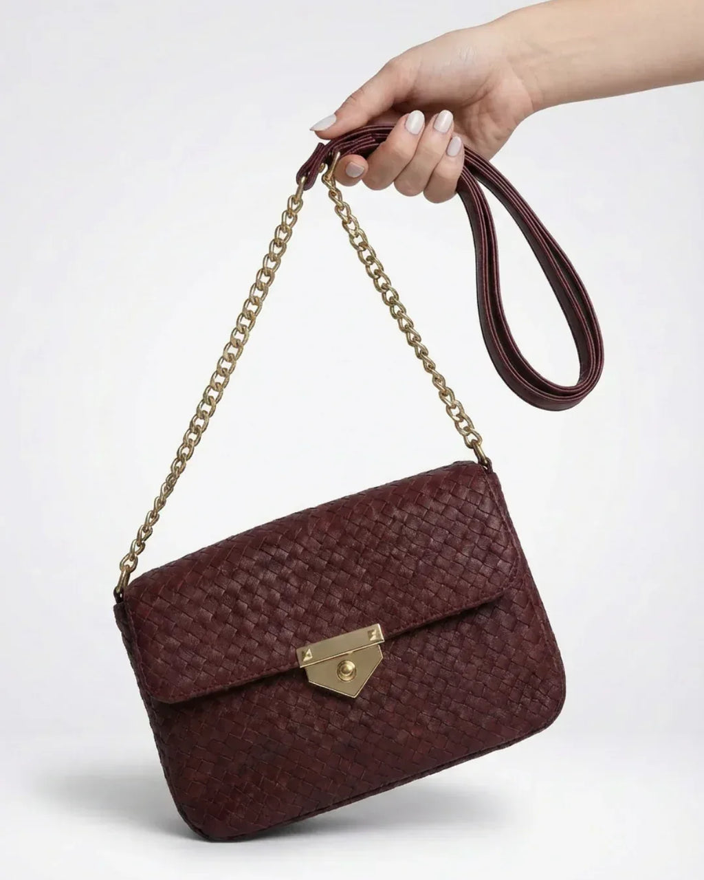 Maroon Sheep Bag - Glacier Leather