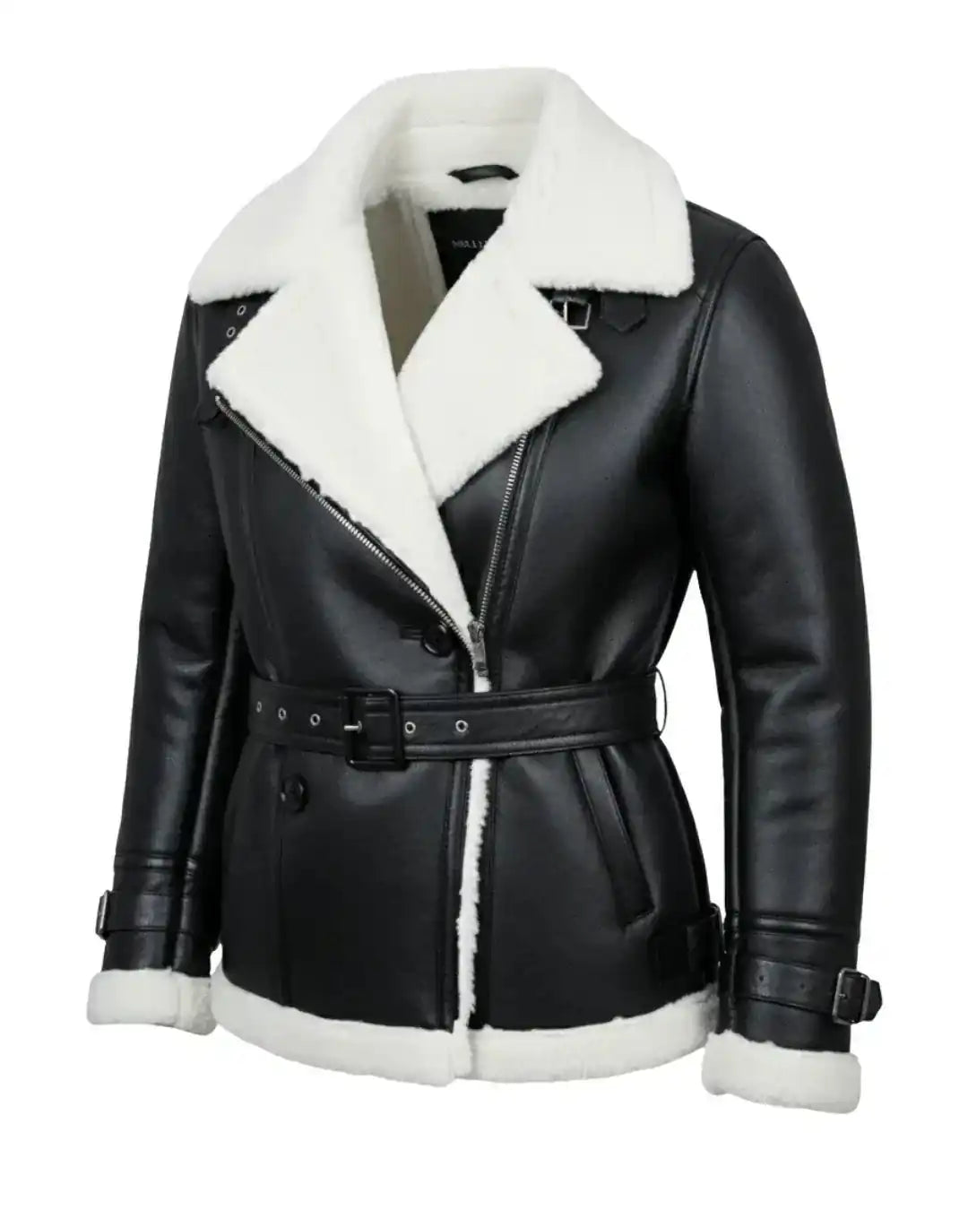 Arctic Shearling Leather Jacket - Glacier Leather