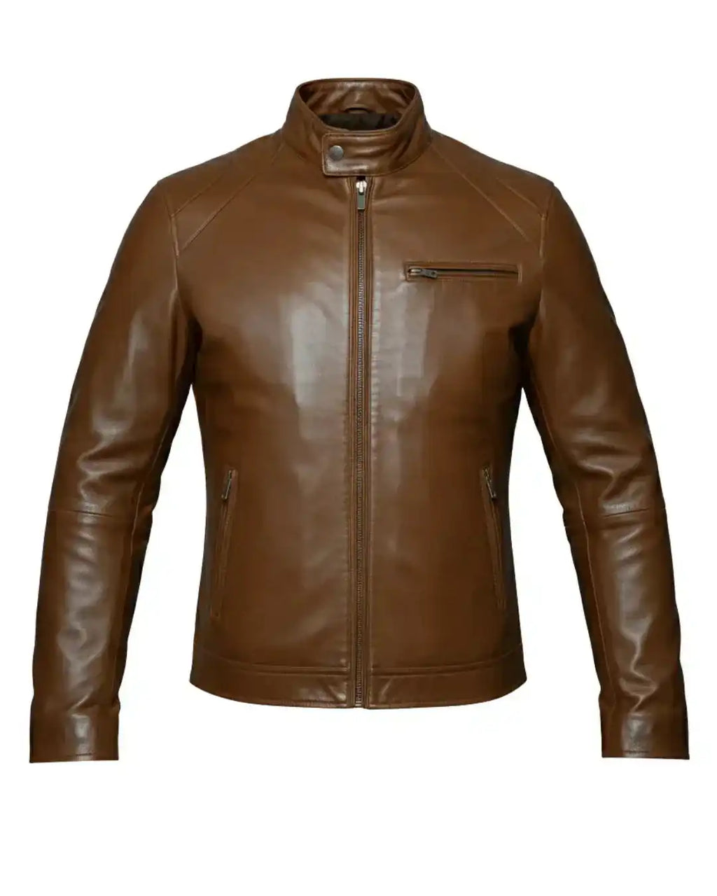 Glacier Caramello Leather Jacket - Glacier Leather
