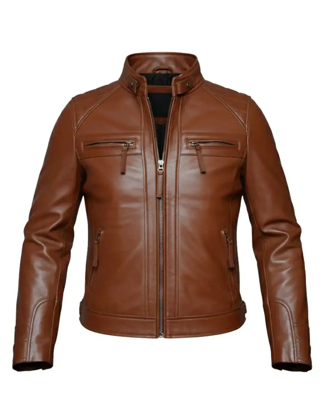 Toscana Leather Jacket - Glacier Leather