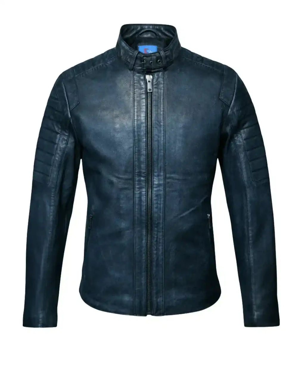 Eclipse Midnight Racer Jacket - Glacier Leather