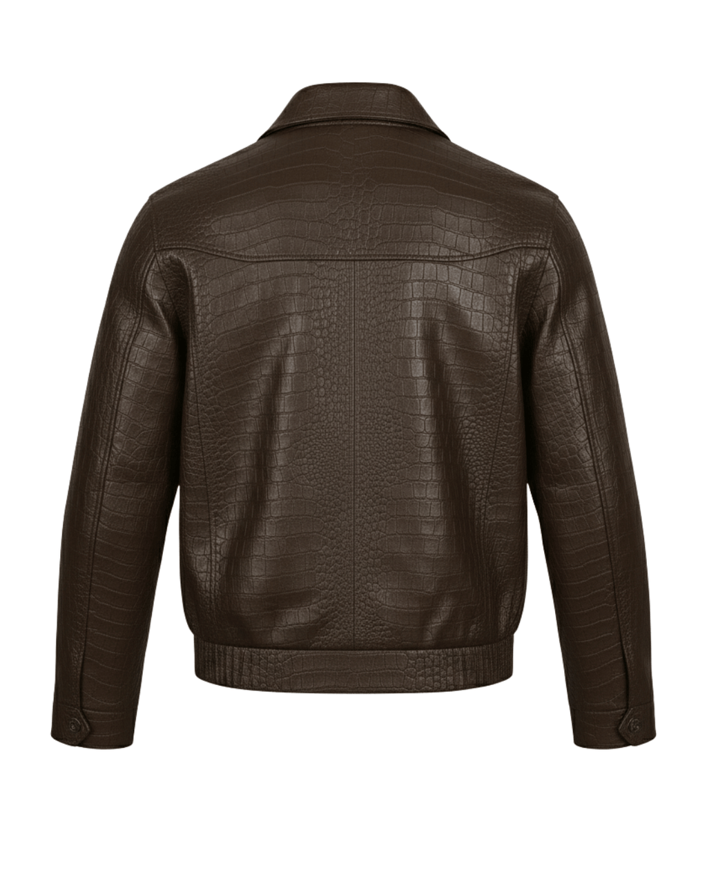 Imperial Brown Crocodile Jacket