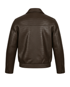 Imperial Brown Crocodile Jacket