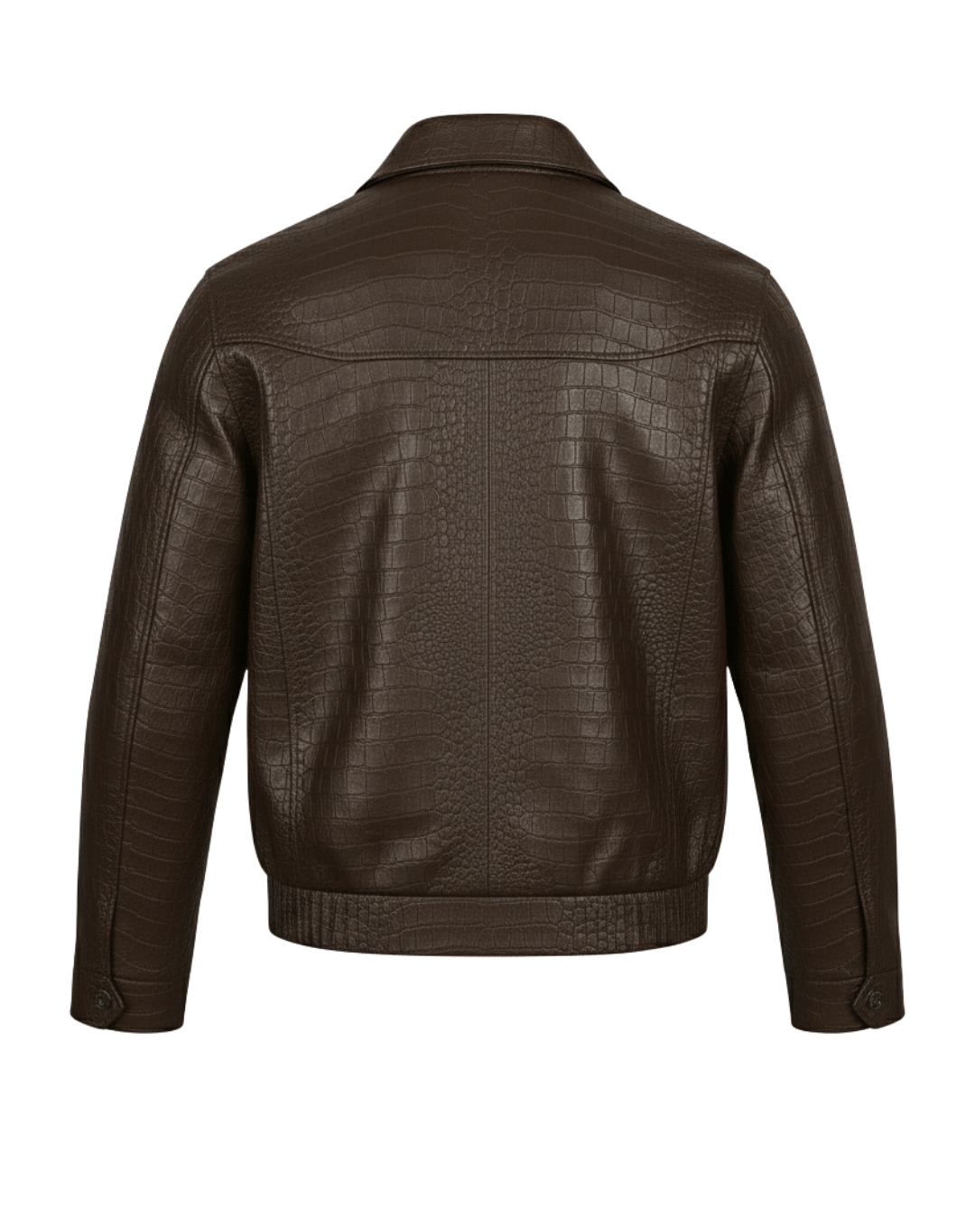 Imperial Brown Crocodile Jacket