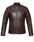 Dark Oak Leather Jacket