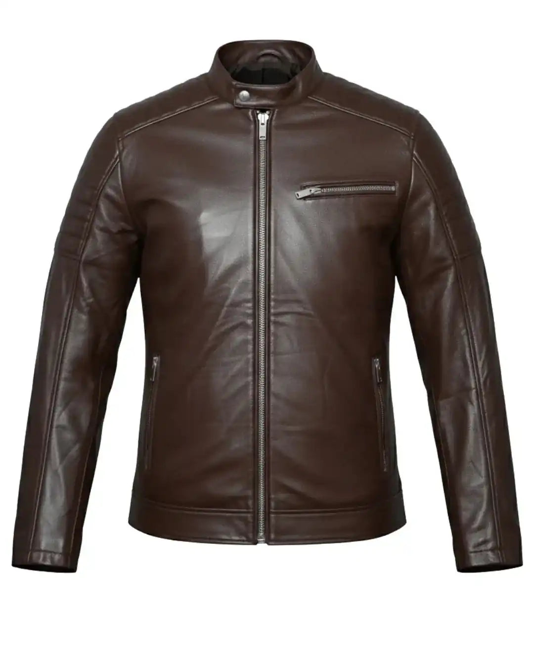 Dark Oak Leather Jacket - Glacier Leather