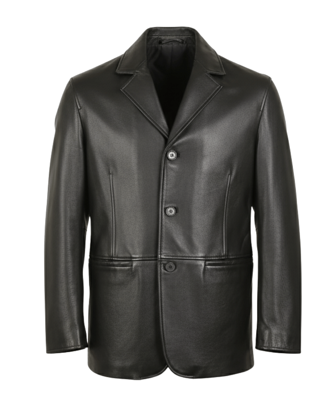 Nero Arte Leather Blazer