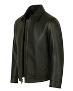 Signature Stitch Leather Jacket