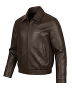 Imperial Brown Crocodile Jacket