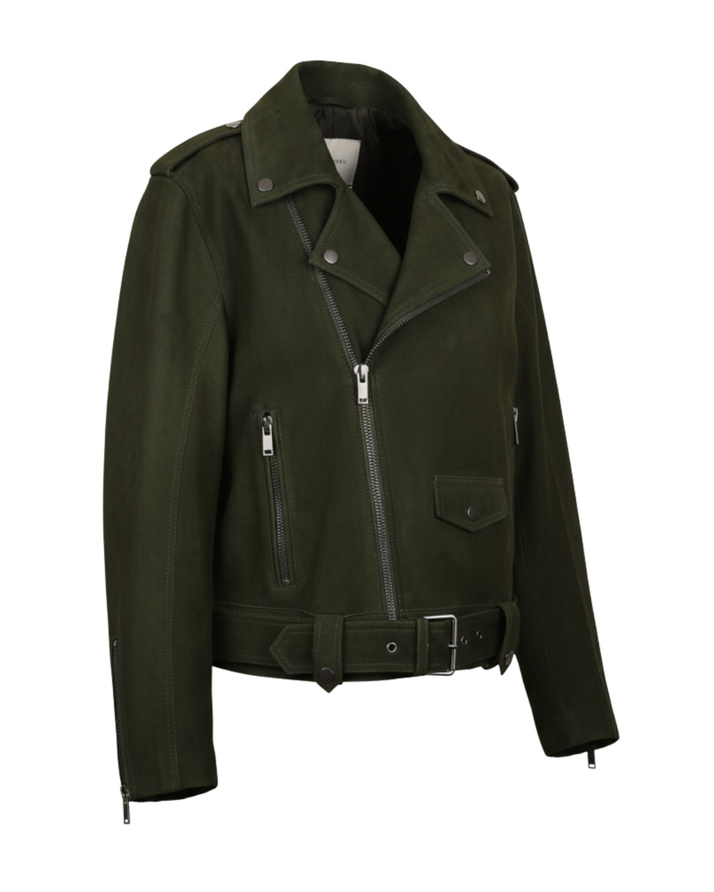 Forest Line Leather Jacket