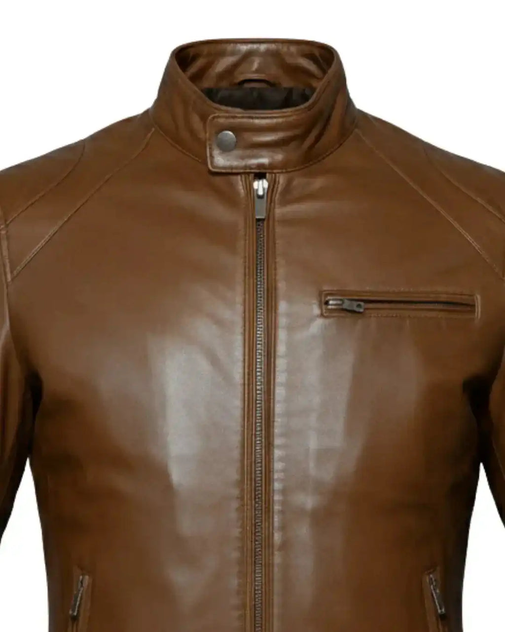 Glacier Caramello Leather Jacket - Glacier Leather