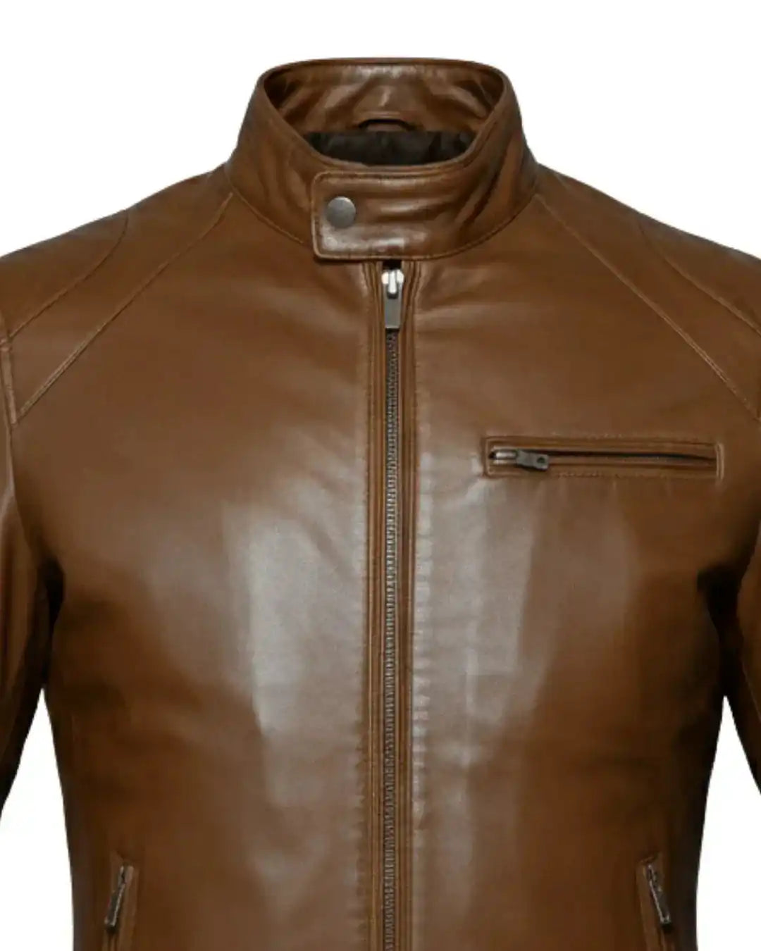 Glacier Caramello Leather Jacket - Glacier Leather