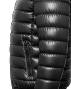 Arctic Shield Puffer Leather Jacket