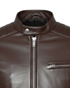 Dark Oak Leather Jacket