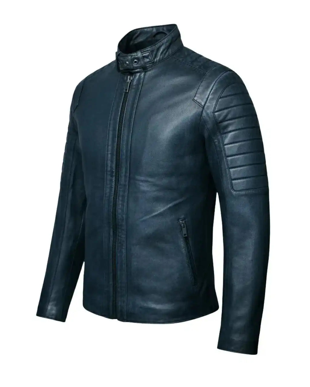 Eclipse Midnight Racer Jacket - Glacier Leather