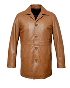 Savona Classic Leather Overcoat