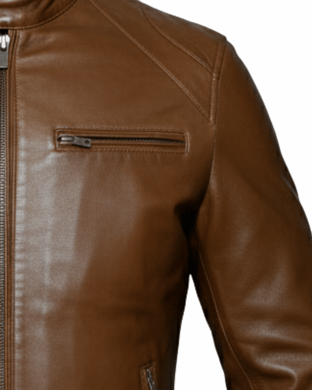 Glacier Caramello Leather Jacket