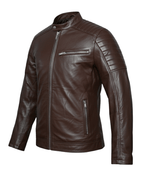Dark Oak Leather Jacket