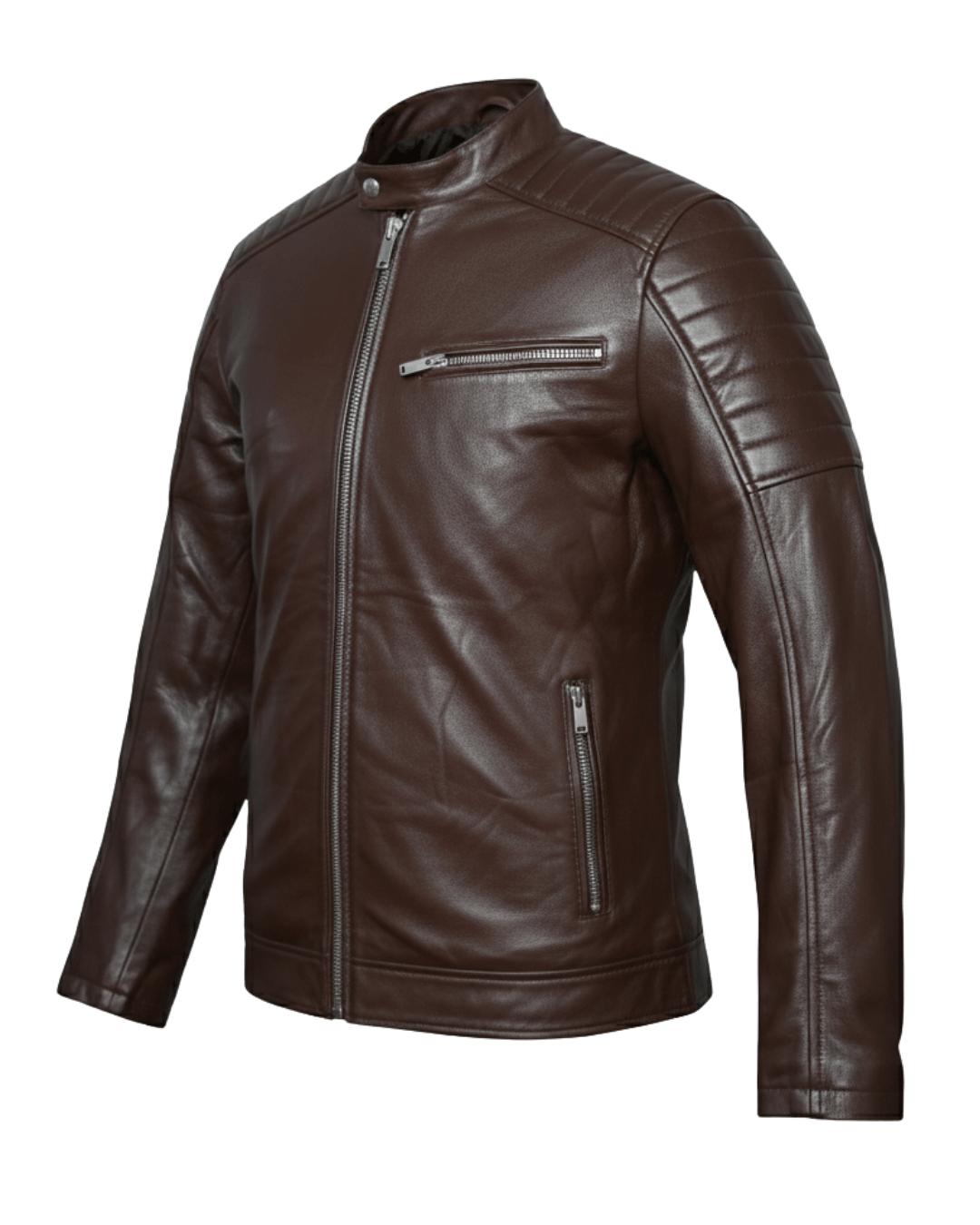 Dark Oak Leather Jacket