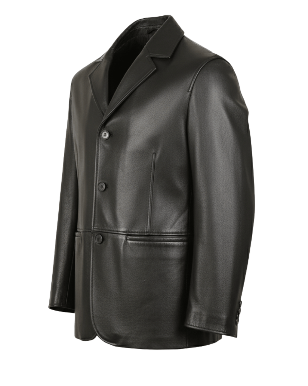 Nero Arte Leather Blazer