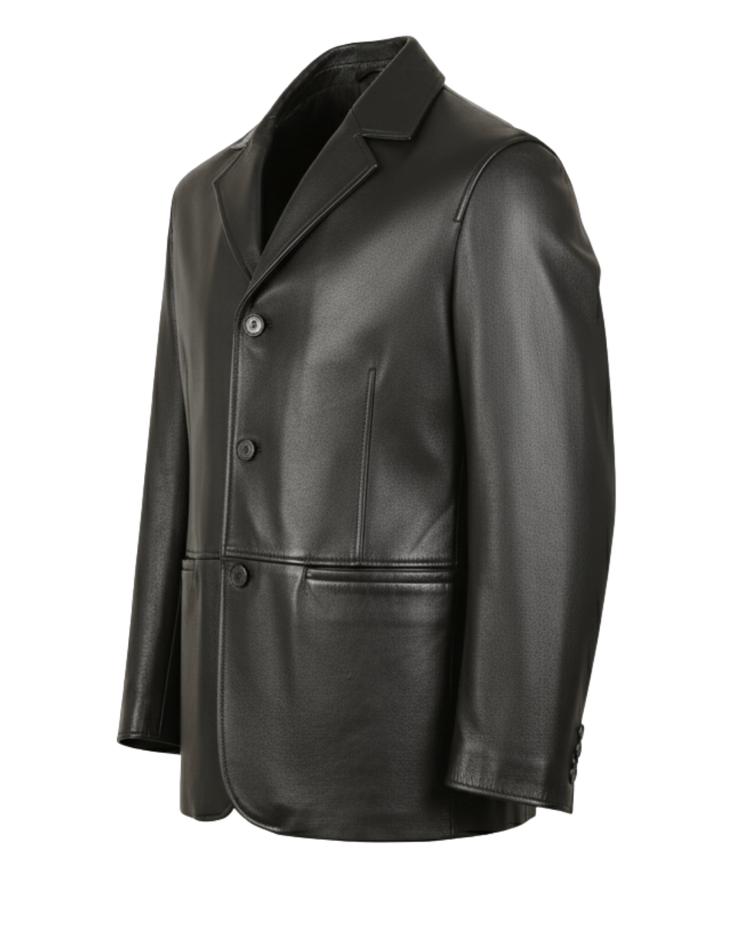 Nero Arte Leather Blazer