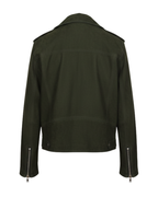 Forest Line Leather Jacket