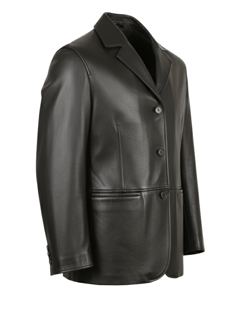 Nero Arte Leather Blazer