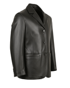Nero Arte Leather Blazer