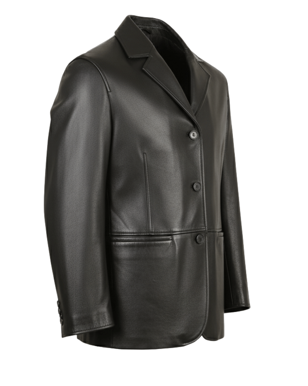Nero Arte Leather Blazer