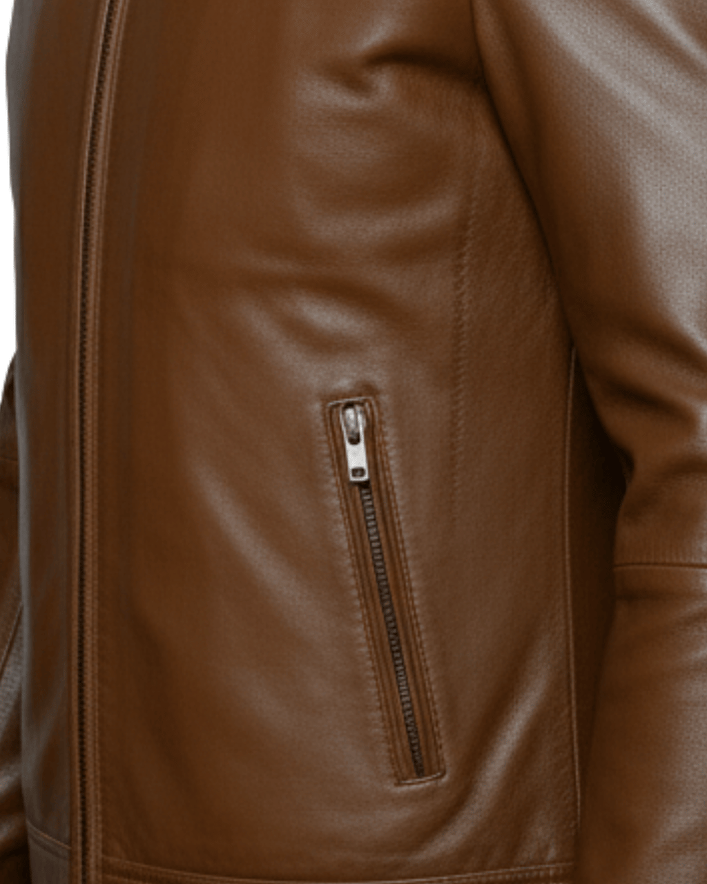 Glacier Caramello Leather Jacket