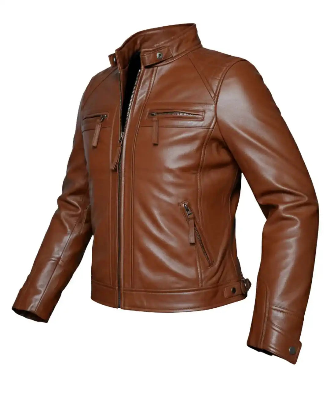 Toscana Leather Jacket - Glacier Leather