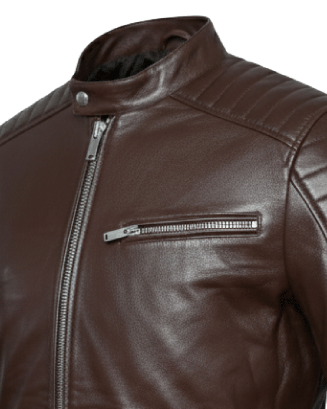Dark Oak Leather Jacket