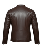 Dark Oak Leather Jacket