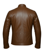 Glacier Caramello Leather Jacket