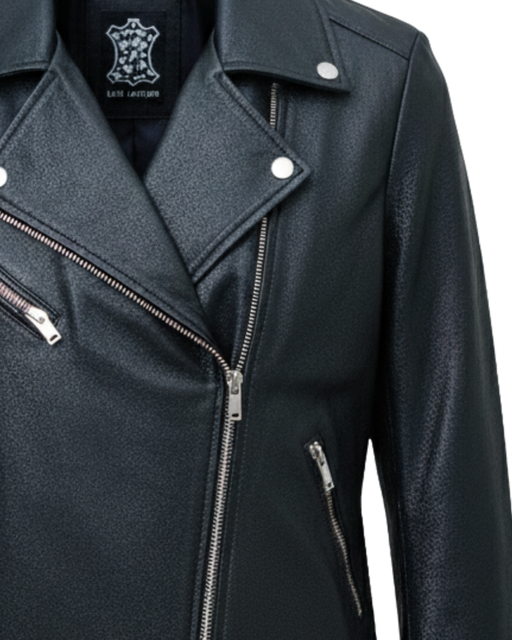 Glacier Noir Rider Leather Jacket