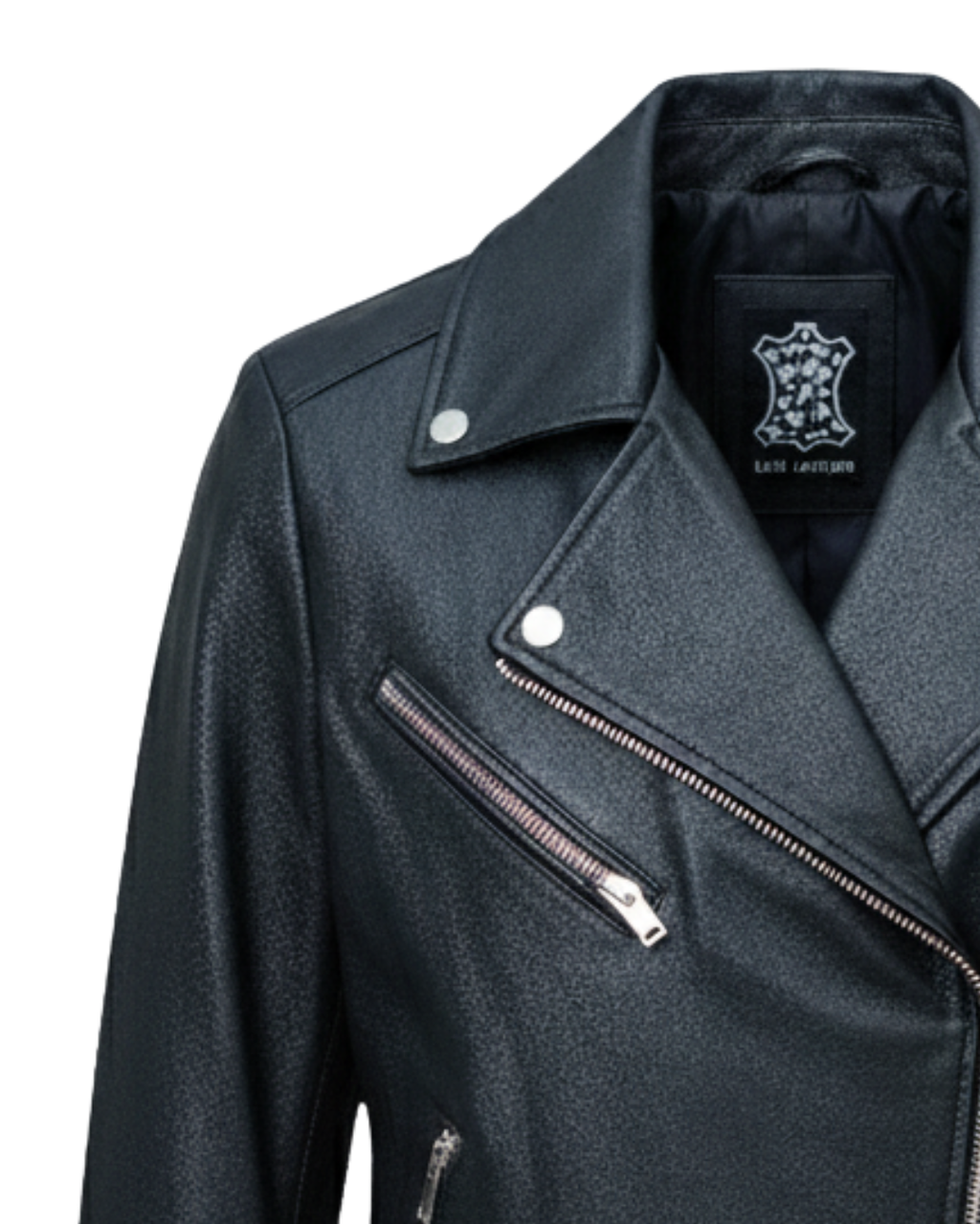 Glacier Noir Rider Leather Jacket