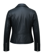 Glacier Noir Rider Leather Jacket