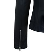 Glacier Noir Rider Leather Jacket