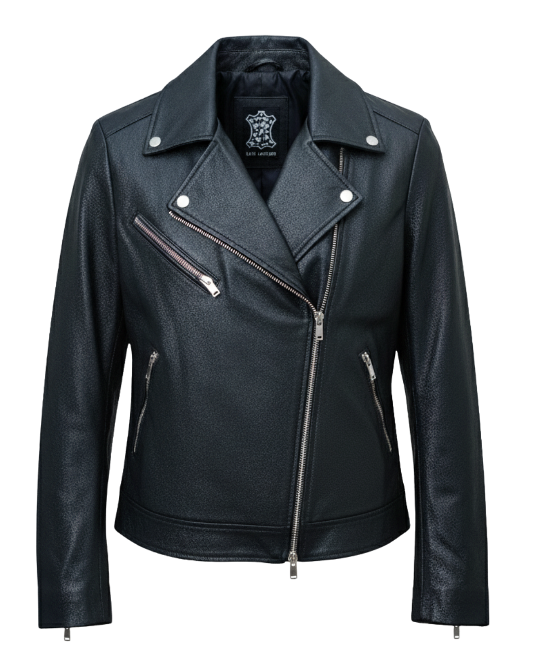 Glacier Noir Rider Leather Jacket