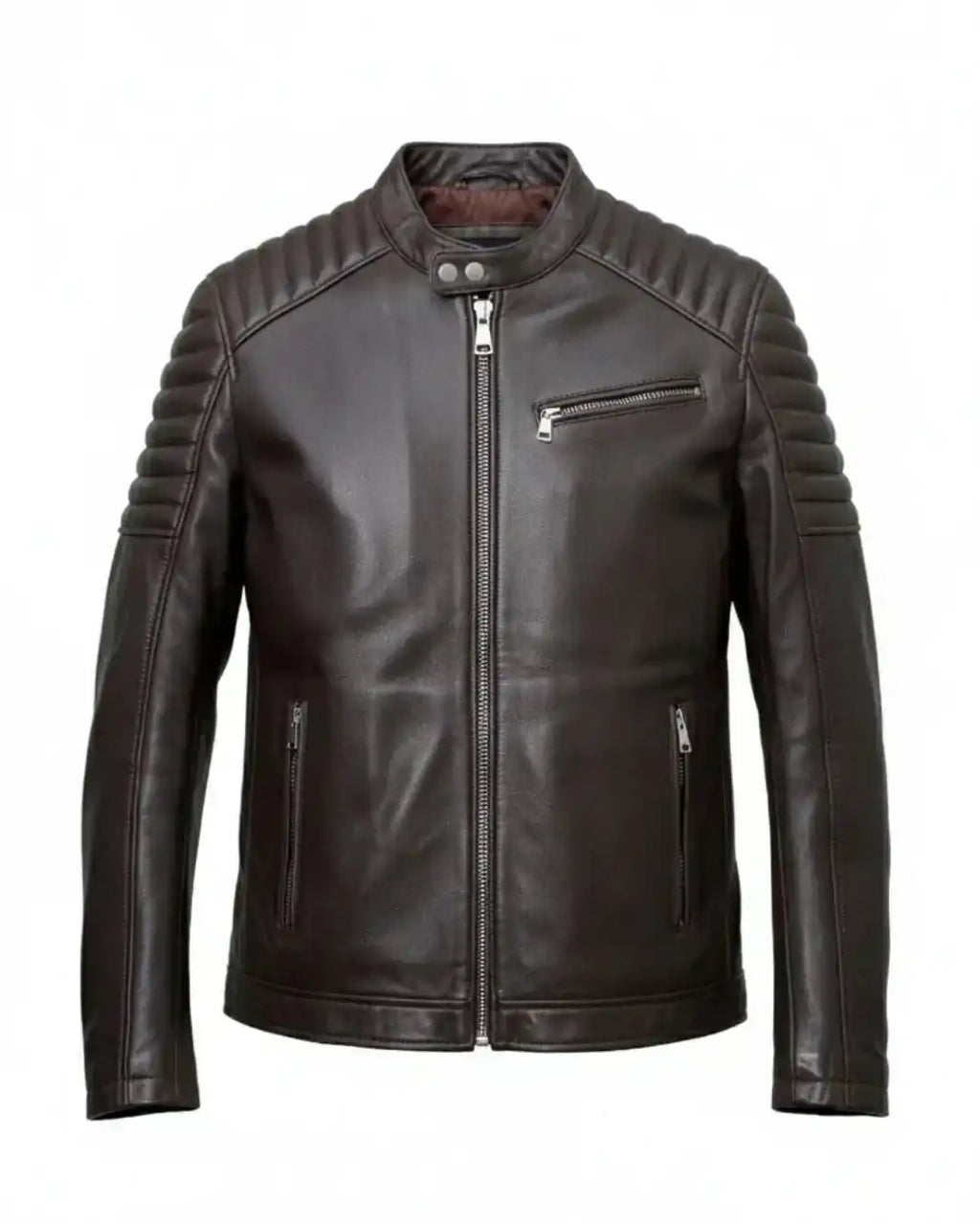 Glaceier Leather Racer Jacket - Glacier Leather