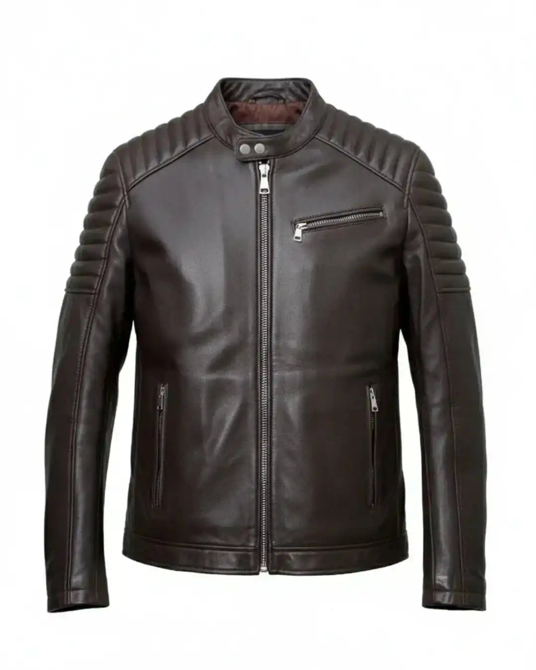 Glaceier Leather Racer Jacket - Glacier Leather
