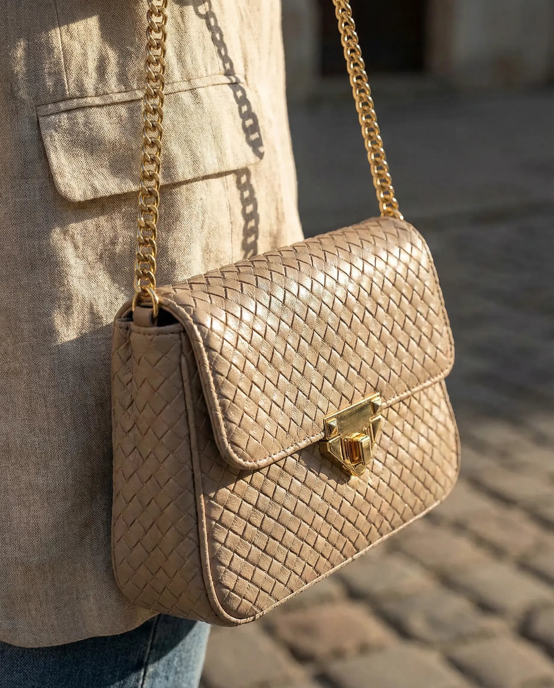 Latte-Leather-Bag