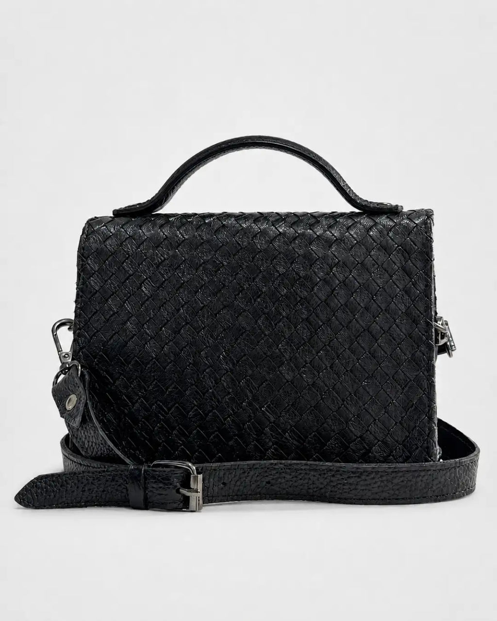 Artisan Weave Crossbody Bag