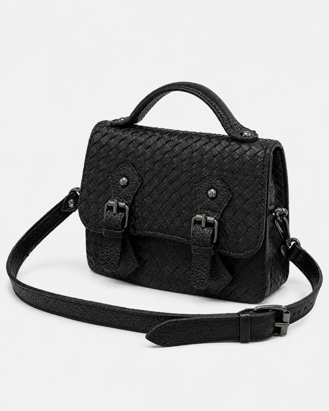 Artisan Weave Crossbody Bag
