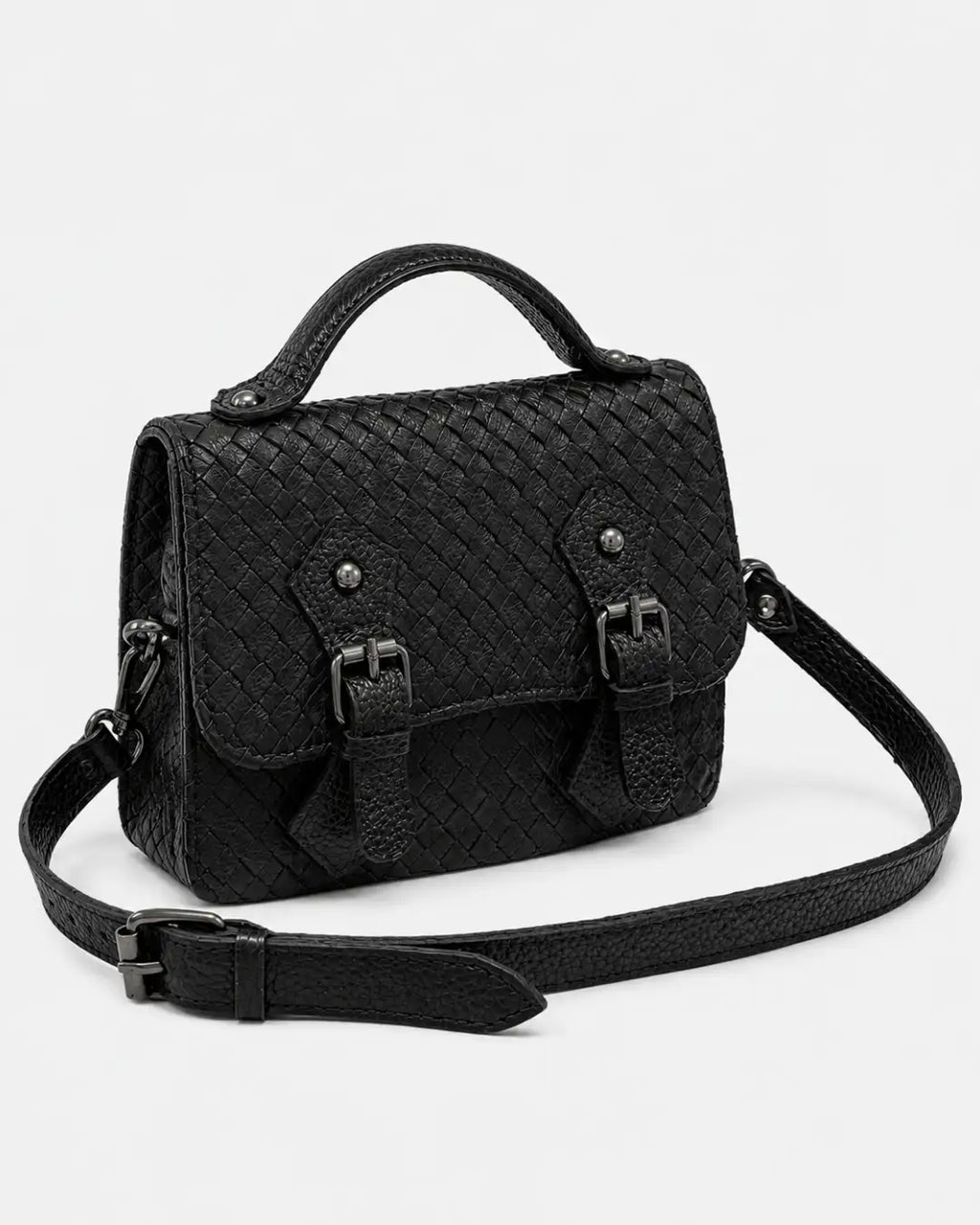 Artisan Weave Crossbody Bag