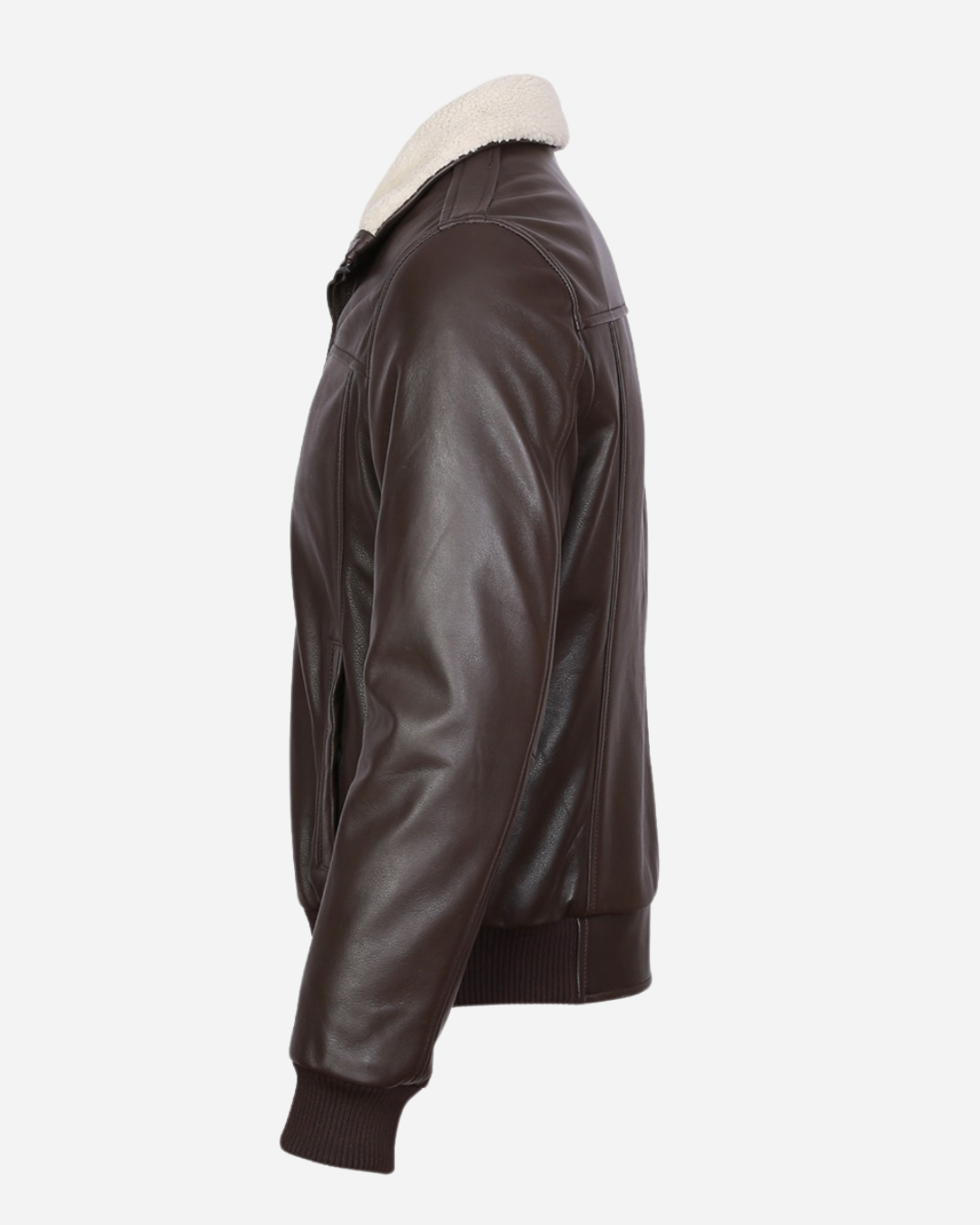 Boreal Bomber Brown Leather Jacket