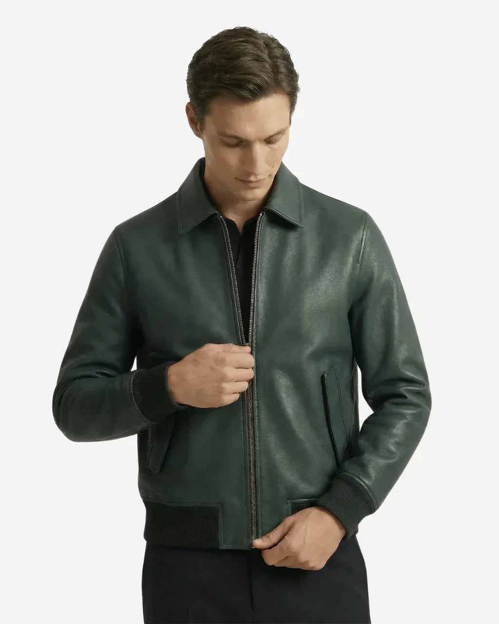 Emerald Siena Leather Jacket
