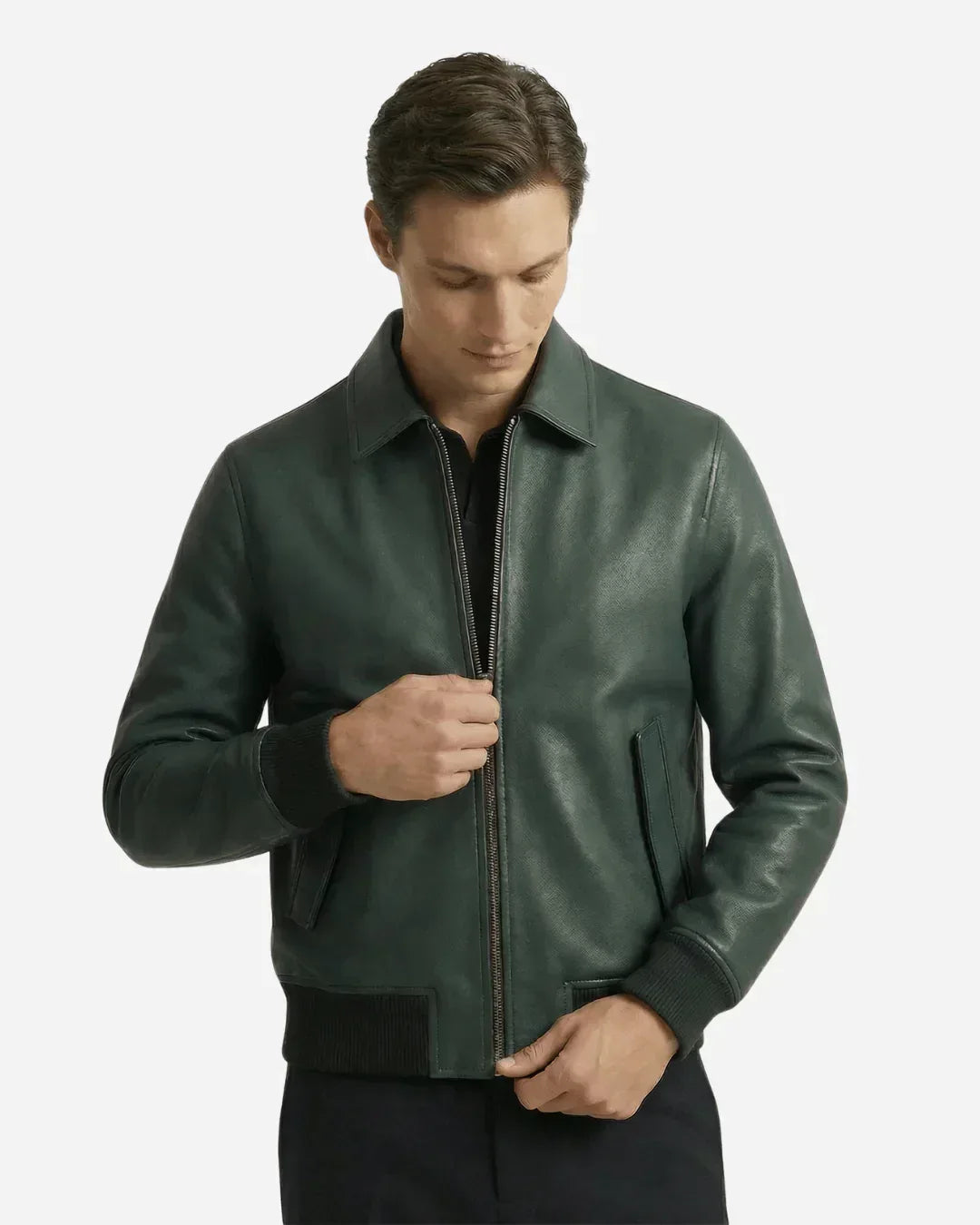 Emerald Siena Leather Jacket