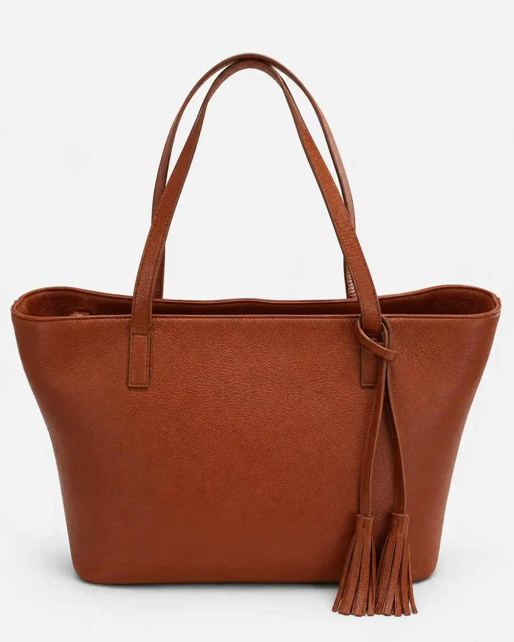 Evergreen Leather Tote Bag | Tan