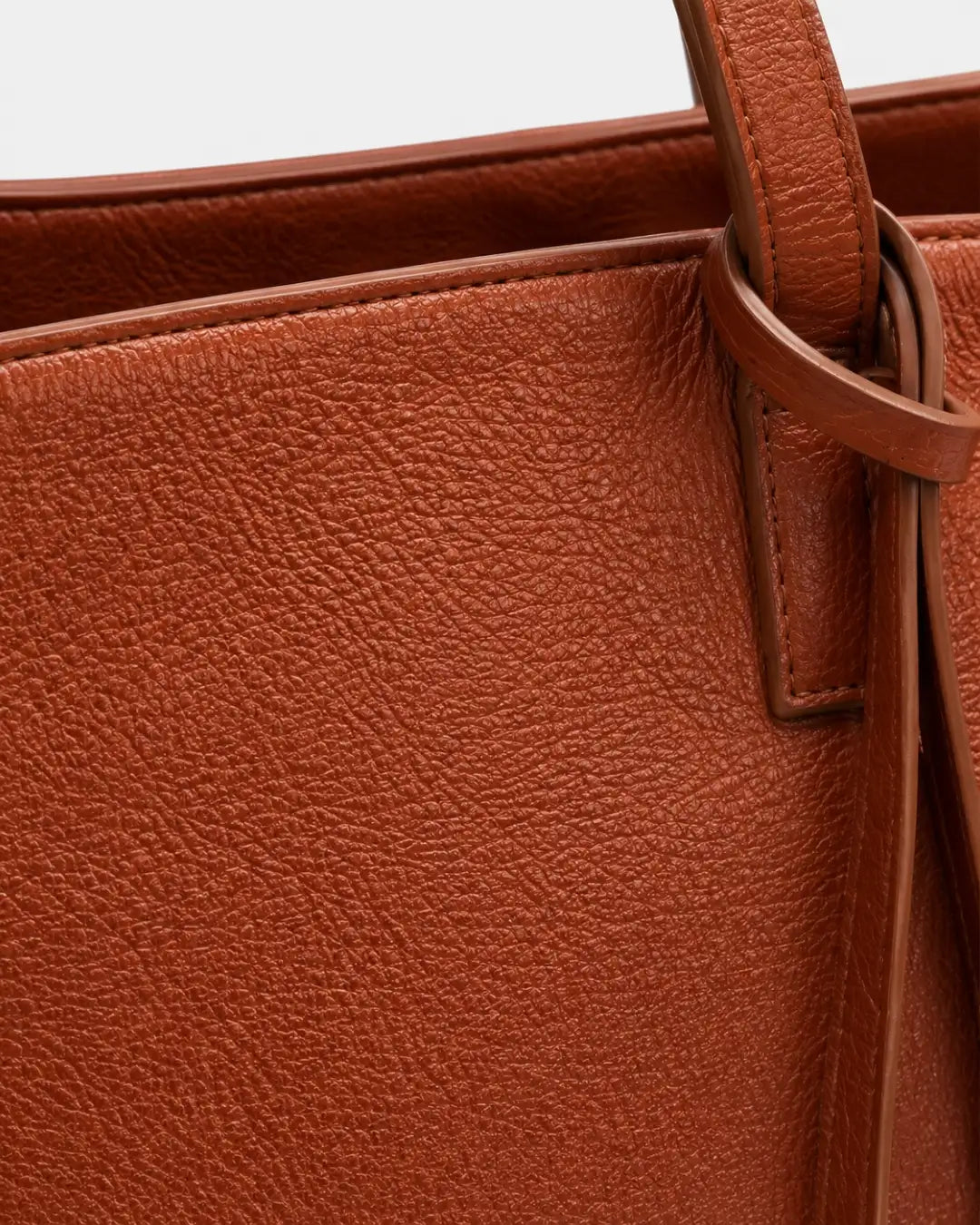 Evergreen Leather Tote Bag | Tan